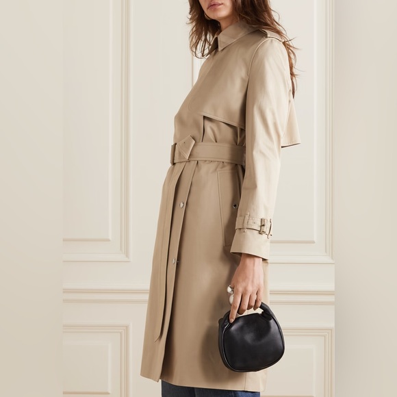 Burberry Sandridge belted cotton-gabardine trench coat 6 8 brand new AUTHENTIC - Picture 4 of 11
